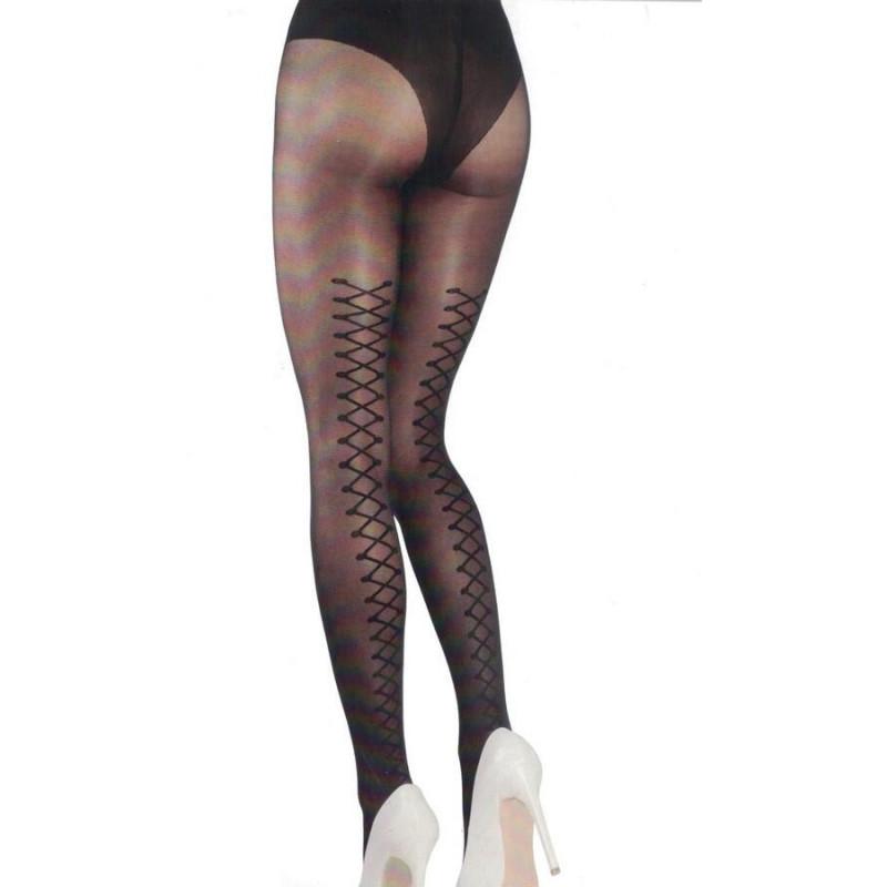 collant Emilio Cavallini baguette couture