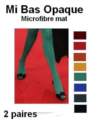 Mi Bas Opaque Microfibre turquoise
