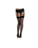 Bas Jarretelle Resille couture bordeau