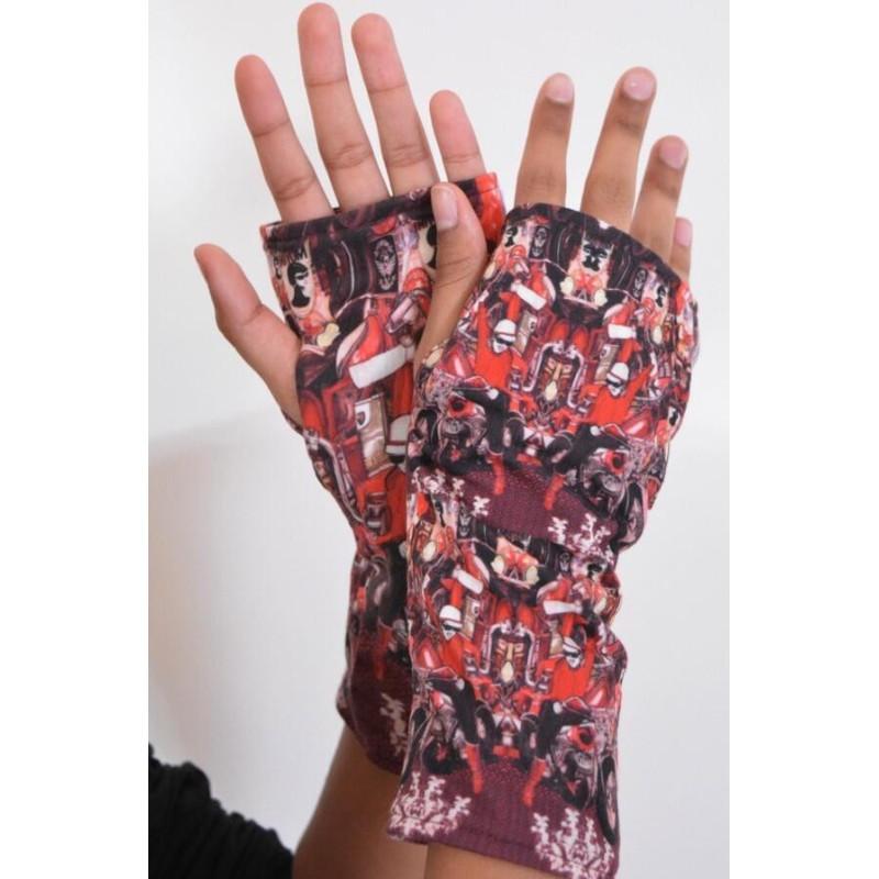 Mitaines Reversibles Marie antoilette  corinne