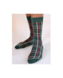 chaussettes Macahel hom Ecossaises vertes