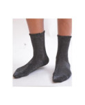 Fines chaussettes lurex argenté