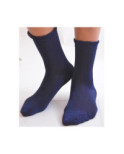 chaussettes fines lurex bleutée
