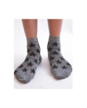 Chaussettes lurex étoiles noires