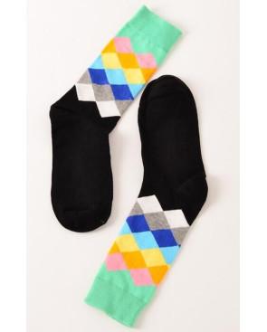 Chaussettes losanges multi eau