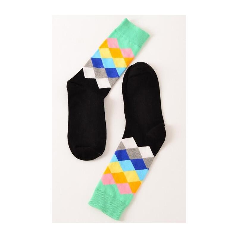 Chaussettes losanges multi eau