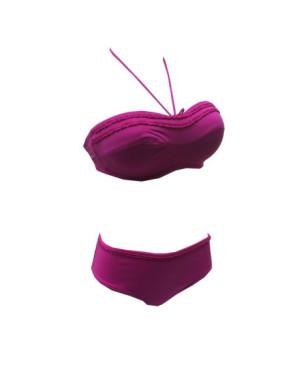 Bikini Bustier Empreinte Pretty fushia