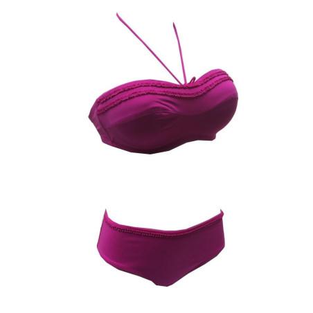 Bikini Bustier Empreinte Pretty fushia