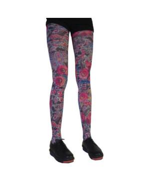 Collant Celeste Stein fleurs baroque