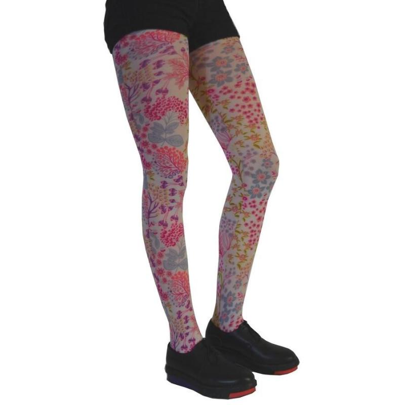 Collant Celeste Stein fleurs psychédélique