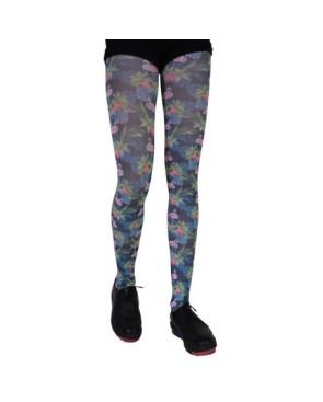  Collant Flirt imprimé flament rose printed tights pink birds