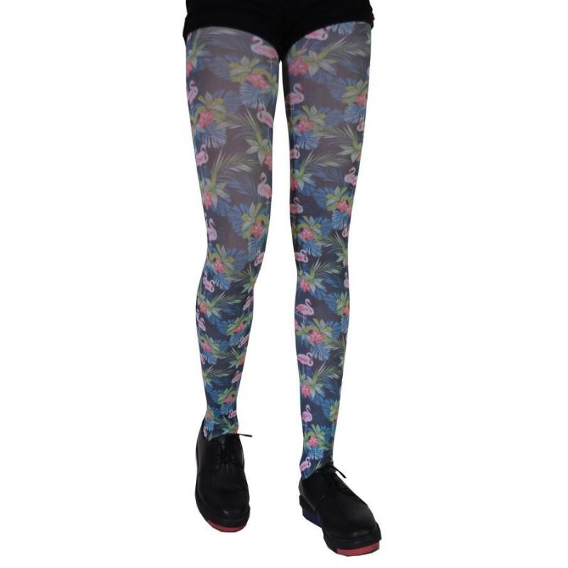 Collant Flirt imprimé flament rose
