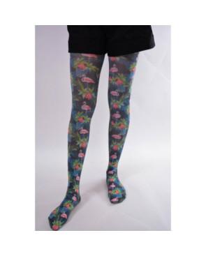 Collant Flirt imprimé flament rose