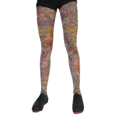 Collant Flirt imprimé tag rigolo