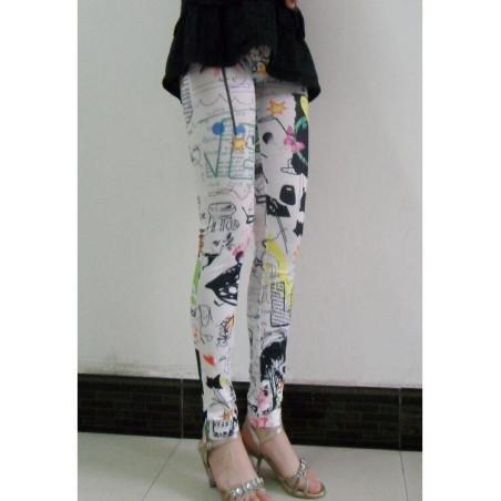 Legging brouillon d'ecolier