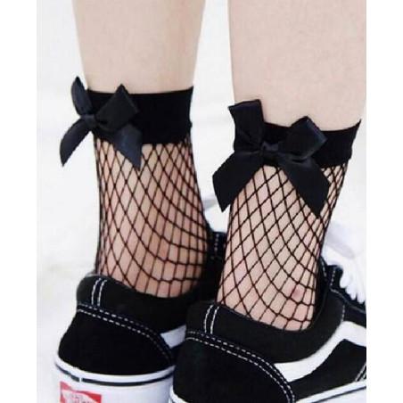 Chaussettes Résille et noeud papillons