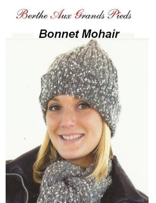 Bonnets Mohair Berthe aux grands Pieds gris