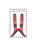 Chaussons Berthe Long Rayures