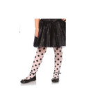 Collant Blanc à pois Noires Leg Avenue Enfants