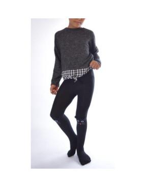 Collant chaton coton enfant