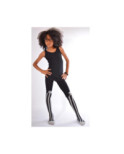 Collant coton rayures souris noires