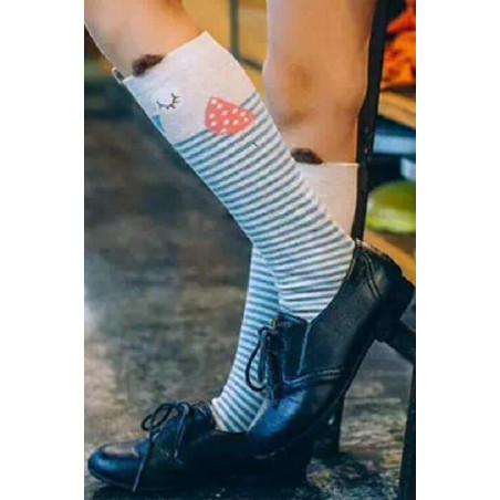 Chaussette chouettes rigolotes