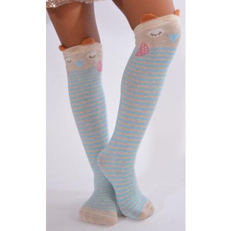 Chaussette chouettes rigolotes