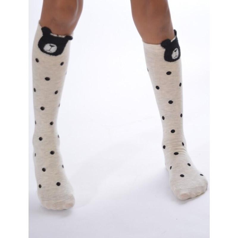 Chaussettes à pois Ours