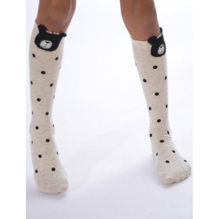 Chaussettes à pois Ours