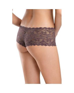  Shorty Hanro moments dentelle mauve dos