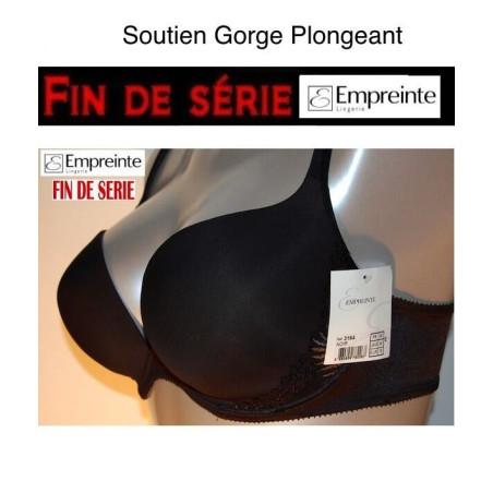 Soutien Gorge Empreinte Bettina plongeant Noir