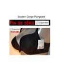 Soutien Gorge Empreinte Bettina plongeant Noir