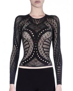 T Shirt Emilio Cavallini Dentelle Baroque