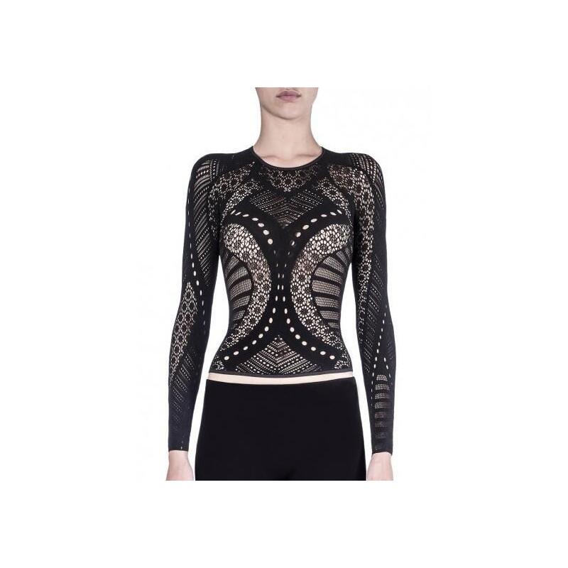 T Shirt Emilio Cavallini Dentelle Baroque