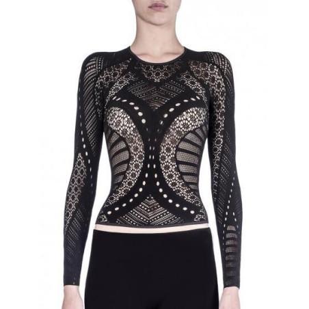 T Shirt Emilio Cavallini Dentelle Baroque