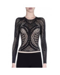T Shirt Emilio Cavallini Dentelle Baroque