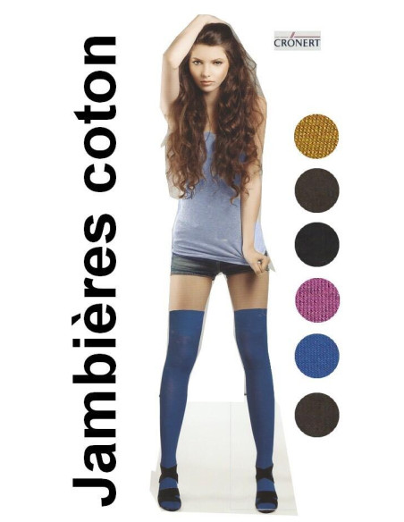 Jambière Cronert coton uni
