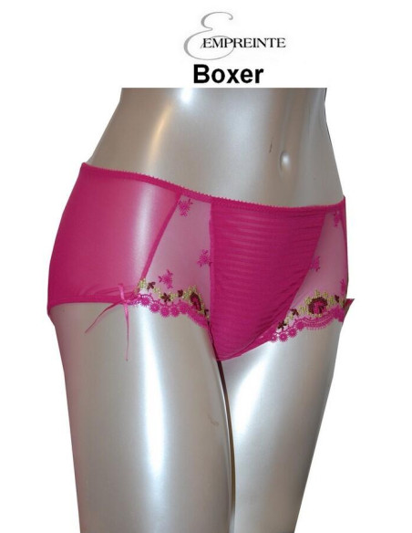 Boxer Empreinte Anastasia fushia