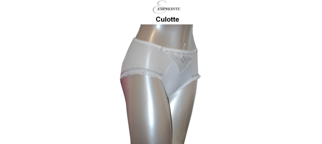culotte Empreinte Rafaela blanche