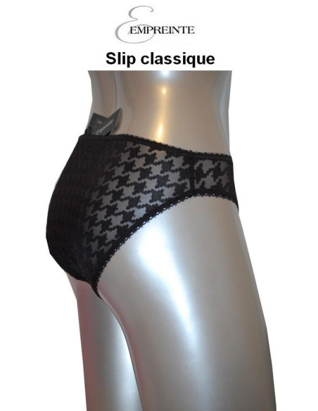 Slip Empreinte Diva Noir arrière