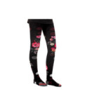 Collant Fil de Joie Pois Lurex Fleuri