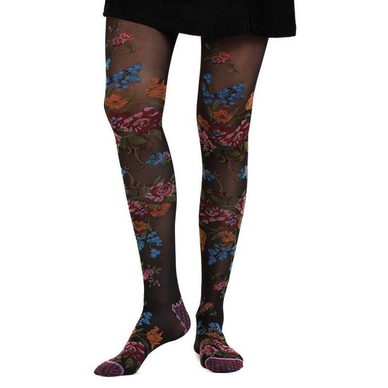 Collant Fil de joie bouquet fleuri