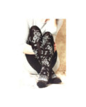Collant coton chaud Cronert Fleuris