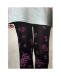 Collant coton chaud Cronert Fleuris