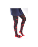 Collant coton chaud Cronert Fleuris