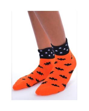  Chaussettes D'halloween orange batman
