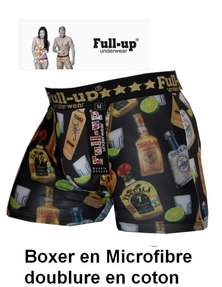 Boxer Full up Téquila et cranes