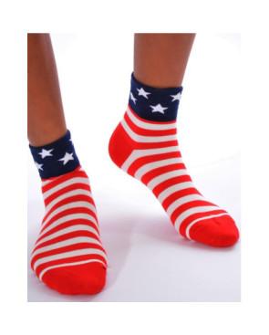  Chaussettes D'halloween rayures étoilées