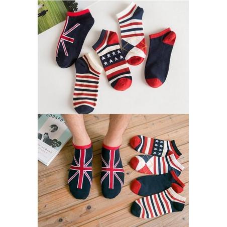 Coffret de Socquette sport à Drapeaux