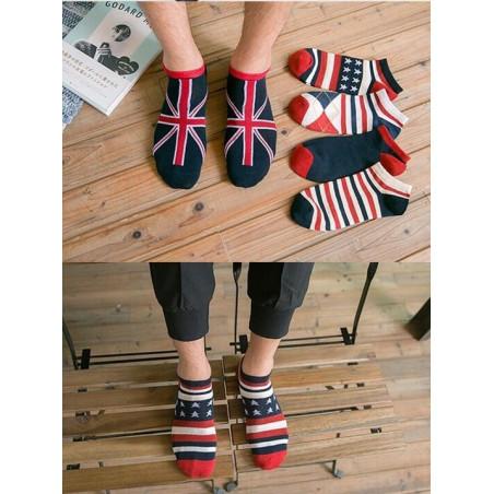 Coffret de Socquette sport à Drapeaux